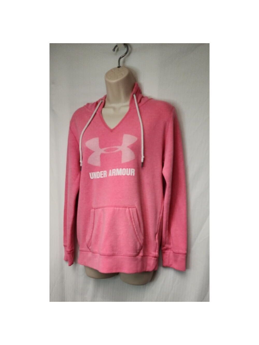 Under Armour Pink Hooded Sweatshirt Size XS - Picture 2 of 8